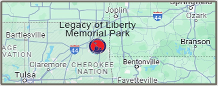 Legacy of Liberty Memorial Park, 56350 E Hwy 125, Monkey Island OK 74331